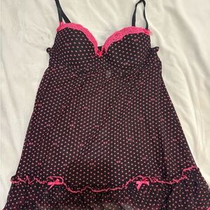 XOXO Black and Pink Chemise